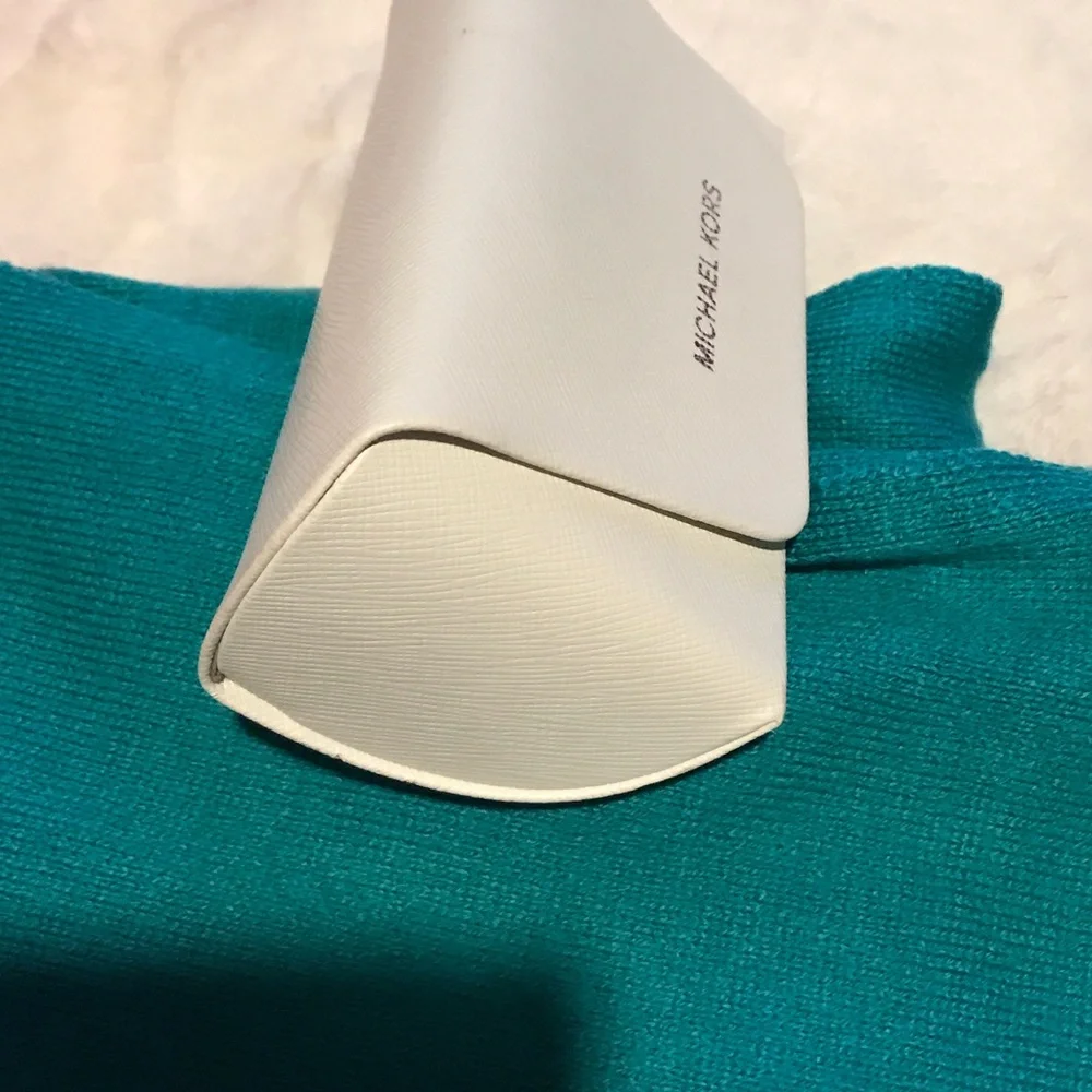 Michael Kors White Eyewear Case